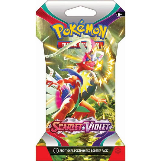 Pokemon Scarlet and Violet Sleeved Booster