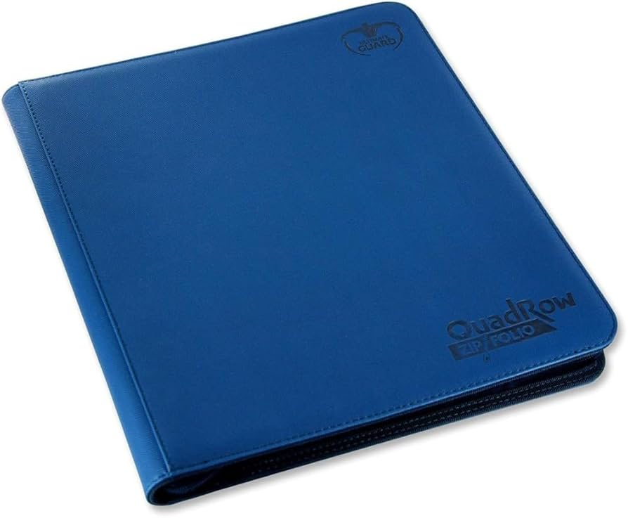 Ultimate Guard Zipfolio 480 24-Pocket XenoSkin (Quadrow) (Blue)