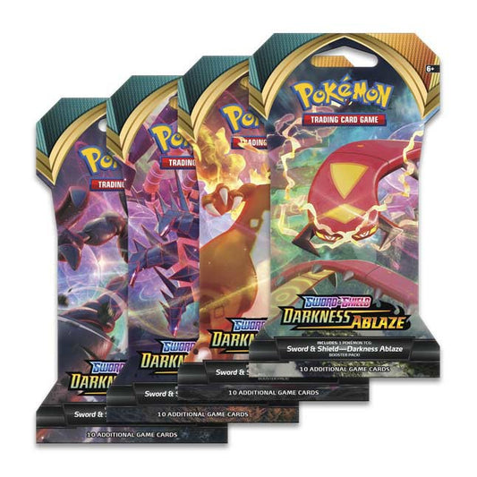 Pokemon Darkness Ablaze Sleeved Booster