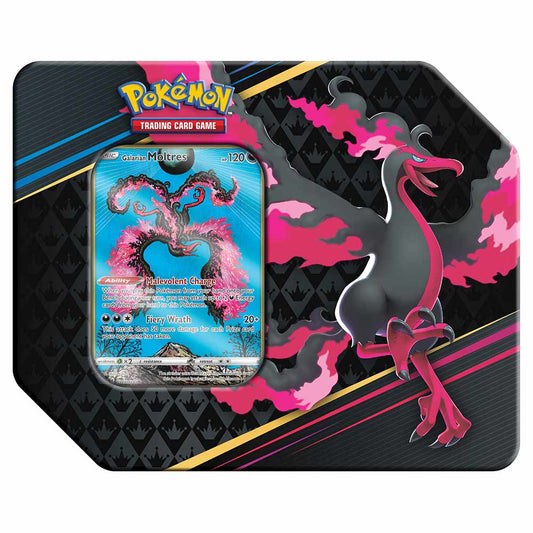 Pokemon TCG: Crown Zenith 5 Pack Tin (Galarian Moltres)