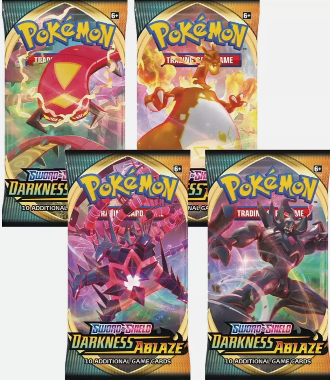 Pokémon TCG: Sword & Shield-Darkness Ablaze Booster Pack