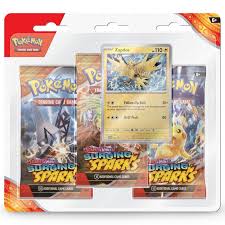 Pokémon TCG: Scarlet & Violet-Surging Sparks 3 Packs Blister (Zapdos)