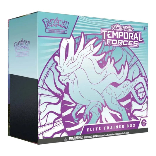 Pokémon TCG: Scarlet & Violet-Temporal Forces Elite Trainer Box SV05 (Walking Wake)