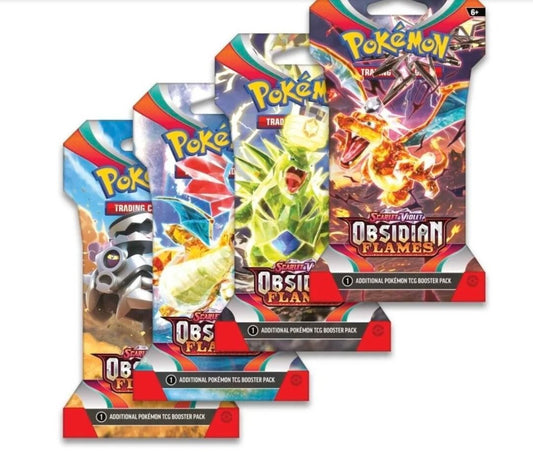 Pokemon SV03 Obsidian Flames Sleeve Booster