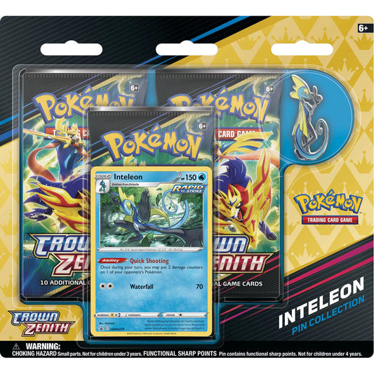 Pokémon TCG: Crown Zenith Pin Collection Inteleon