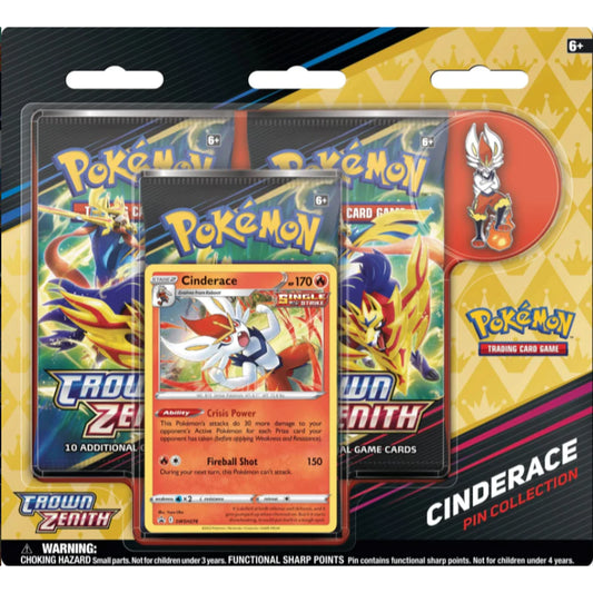 Pokémon TCG: Crown Zenith Pin Collection Cinderace